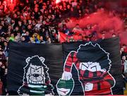 22 April 2022; Bohemians supporters before the SSE Airtricity League Premier Division match between Bohemians and Shamrock Rovers at Dalymount Park in Dublin. Photo by Stephen McCarthy/Sportsfile