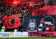 22 April 2022; Bohemians supporters before the SSE Airtricity League Premier Division match between Bohemians and Shamrock Rovers at Dalymount Park in Dublin. Photo by Stephen McCarthy/Sportsfile