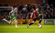 22 April 2022; Ali Coote of Bohemians in action against Lee Grace of Shamrock Rovers during the SSE Airtricity League Premier Division match between Bohemians and Shamrock Rovers at Dalymount Park in Dublin. Photo by Stephen McCarthy/Sportsfile
