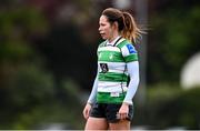 23 April 2022; Emily McKeown of Naas RFC during the Paul Cusack Cup Final match between Wicklow J1 and Naas RFC at Ollie Campbell Park, Old Belvedere RFC in Dublin. Photo by Ben McShane/Sportsfile