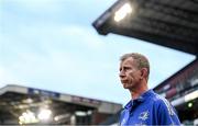 23 April 2022; Leinster head coach Leo Cullen walks the pitch before the United Rugby Championship match between Cell C Sharks and Leinster at Hollywoodbets Kings Park Stadium in Durban, South Africa. Photo by Harry Murphy/Sportsfile