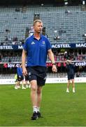 23 April 2022; Leinster head coach Leo Cullen walks the pitch before the United Rugby Championship match between Cell C Sharks and Leinster at Hollywoodbets Kings Park Stadium in Durban, South Africa. Photo by Harry Murphy/Sportsfile