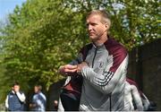 23 April 2022; Galway manager Henry Shefflin arrives before the Leinster GAA Hurling Senior Championship Round 2 match between Galway and Westmeath at Pearse Stadium in Galway. Photo by Seb Daly/Sportsfile