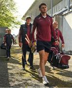 23 April 2022; Aaron Craig of Westmeath arrives before the Leinster GAA Hurling Senior Championship Round 2 match between Galway and Westmeath at Pearse Stadium in Galway. Photo by Seb Daly/Sportsfile