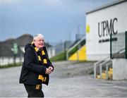 23 April 2022; Kilkenny supporter John Campion from Kilkenny City arrives before the Leinster GAA Hurling Senior Championship Round 2 match between Kilkenny and Laois at UPMC Nowlan Park in Kilkenny. Photo by David Fitzgerald/Sportsfile