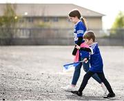 23 April 2022; Laois supporters arrive before the Leinster GAA Hurling Senior Championship Round 2 match between Kilkenny and Laois at UPMC Nowlan Park in Kilkenny. Photo by David Fitzgerald/Sportsfile