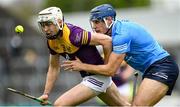 23 April 2022; Rory O'Connor of Wexford is tackled by Eoghan O'Donnell of Dublin during the Leinster GAA Hurling Senior Championship Round 2 match between Wexford and Dublin at Chadwicks Wexford Park in Wexford. Photo by Eóin Noonan/Sportsfile