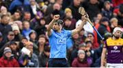 23 April 2022; Danny Sutcliffe of Dublin celebrates after the Leinster GAA Hurling Senior Championship Round 2 match between Wexford and Dublin at Chadwicks Wexford Park in Wexford. Photo by Eóin Noonan/Sportsfile