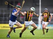 23 April 2022; Shane Walsh of Kilkenny in action against Sean Downey of Laois during the Leinster GAA Hurling Senior Championship Round 2 match between Kilkenny and Laois at UPMC Nowlan Park in Kilkenny. Photo by David Fitzgerald/Sportsfile