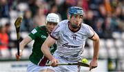 23 April 2022; Conor Cooney of Galway during the Leinster GAA Hurling Senior Championship Round 2 match between Galway and Westmeath at Pearse Stadium in Galway. Photo by Seb Daly/Sportsfile