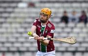 23 April 2022; Westmeath goalkeeper Conor Bracken during the Leinster GAA Hurling Senior Championship Round 2 match between Galway and Westmeath at Pearse Stadium in Galway. Photo by Seb Daly/Sportsfile