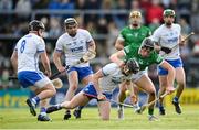 23 April 2022; Conor Gleeson of Waterford in action against Conor Boylan of Limerick during the Munster GAA Hurling Senior Championship Round 2 match between Limerick and Waterford at TUS Gaelic Grounds in Limerick. Photo by Stephen McCarthy/Sportsfile