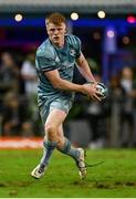 23 April 2022; Tommy O'Brien of Leinster during the United Rugby Championship match between Cell C Sharks and Leinster at Hollywoodbets Kings Park Stadium in Durban, South Africa. Photo by Harry Murphy/Sportsfile