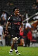 23 April 2022; Phepsi Buthelezi of Cell C Sharks during the United Rugby Championship match between Cell C Sharks and Leinster at Hollywoodbets Kings Park Stadium in Durban, South Africa. Photo by Harry Murphy/Sportsfile