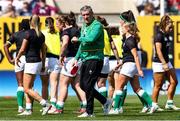 24 April 2022; Ireland Head Coach Greg McWilliams before the TikTok Women's Six Nations Rugby Championship match between England and Ireland at Mattioli Woods Welford Road Stadium in Leicester, England. Photo by Darren Staples/Sportsfile