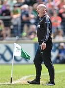 24 April 2022; Donegal manager Declan Bonner during the Ulster GAA Football Senior Championship Quarter-Final match between Donegal and Armagh at Páirc MacCumhaill in Ballybofey, Donegal. Photo by Ramsey Cardy/Sportsfile