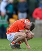 24 April 2022; Greg McCabe of Armagh after his side's defeat in the Ulster GAA Football Senior Championship Quarter-Final match between Donegal and Armagh at Páirc MacCumhaill in Ballybofey, Donegal. Photo by Ramsey Cardy/Sportsfile
