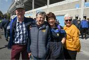 24 April 2022; Clare supporters from left, Paschal, Veronica, Tina and Clare McMahon, from Ennis before the Munster GAA Hurling Senior Championship Round 2 match between Tipperary and Clare at FBD Semple Stadium in Thurles, Tipperary. Photo by Ray McManus/Sportsfile