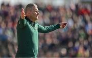 24 April 2022; Mayo manager James Horan during closing stages of the Connacht GAA Football Senior Championship Quarter-Final match between Mayo and Galway at Hastings Insurance MacHale Park in Castlebar, Mayo. Photo by Brendan Moran/Sportsfile