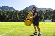 25 April 2022; Contact skills coach Denis Leamy during a Leinster rugby squad training session at Westerford High School in Cape Town, South Africa. Photo by Harry Murphy/Sportsfile