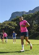 25 April 2022; Adam Byrne during a Leinster rugby squad training session at Westerford High School in Cape Town, South Africa. Photo by Harry Murphy/Sportsfile