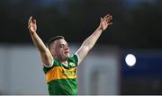 25 April 2022; Adam Curran of Kerry celebrates after the EirGrid Munster GAA Football Under 20 Championship final match between Kerry and Cork at Austin Stack Park in Tralee, Kerry. Photo by Eóin Noonan/Sportsfile