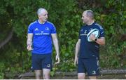 25 April 2022; Head physiotherapist Garreth Farrell and lead performance analyst Emmet Farrell during a Leinster rugby squad training session at Westerford High School in Cape Town, South Africa. Photo by Harry Murphy/Sportsfile
