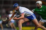 23 April 2022; Conor Prunty of Waterford is tackled by Aaron Gillane of Limerick during the Munster GAA Hurling Senior Championship Round 2 match between Limerick and Waterford at TUS Gaelic Grounds in Limerick. Photo by Ray McManus/Sportsfile