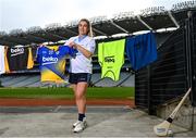 27 April 2022; Former Oulart the Balagh and Wexford camogie player Ursula Jacob in attendance at the launch of the 2022 Beko Club Champion at Croke Park in Dublin, a competition to reward and celebrate local GAA club heroes who go above and beyond to help their local community and club. For more information visit leinstergaa.ie/beko-club-champion-2021/. Photo by Sam Barnes/Sportsfile