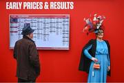 27 April 2022; Racegoer Dorie Clarke from Kildare prior to racing during day two of the Punchestown Festival at Punchestown Racecourse in Kildare. Photo by David Fitzgerald/Sportsfile