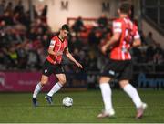 22 April 2022; Daithí McCallion of Derry City during the SSE Airtricity League Premier Division match between Derry City and UCD at The Ryan McBride Brandywell Stadium in Derry. Photo by Eóin Noonan/Sportsfile