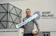 28 April 2022; Former Dublin footballer Alan Brogan at the Sport Ireland Campus ‘Here We Go’ launch at Sports Ireland Campus in Dublin. A campaign designed to raise national awareness and pride in the world class facilities at the Sport Ireland Campus and to encourage everyone to take the opportunity to experience the home of Irish Sport. Photo by Eóin Noonan/Sportsfile