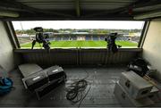 27 April 2022; A general view of the TV gantry at FBD Semple Stadium before the oneills.com Munster GAA Hurling U20 Championship semi-final match between Tipperary and Cork at FBD Semple Stadium in Thurles, Tipperary. Photo by Diarmuid Greene/Sportsfile