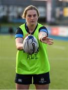 27 April 2022; Ali Colemen during a Leinster Rugby women's squad training session at Energia Park in Dublin. Photo by Brendan Moran/Sportsfile