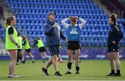 27 April 2022; Breakdown and scrum coach John Fairley during a Leinster Rugby women's squad training session at Energia Park in Dublin. Photo by Brendan Moran/Sportsfile