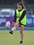 27 April 2022; Emma Kelly during a Leinster Rugby women's squad training session at Energia Park in Dublin. Photo by Brendan Moran/Sportsfile