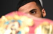 28 April 2022; Galal Yafai during a media conference, held at the Hulu Theatre at Madison Square Garden, ahead of his WBC international flyweight title fight on Saturday night at Madison Square Garden in New York, USA. Photo by Stephen McCarthy/Sportsfile