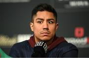 28 April 2022; Jessie Vargas during a media conference, held at the Hulu Theatre at Madison Square Garden, ahead of his super welterweight bout on Saturday night at Madison Square Garden in New York, USA. Photo by Stephen McCarthy/Sportsfile