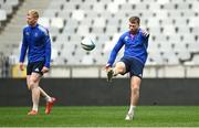 29 April 2022; David Hawkshaw, right, and Jamie Osborne during a Leinster Rugby Captain's Run at the DHL Stadium in Cape Town, South Africa. Photo by Harry Murphy/Sportsfile