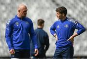 29 April 2022; Rhys Ruddock, left, and Cormac Foley during a Leinster Rugby Captain's Run at the DHL Stadium in Cape Town, South Africa. Photo by Harry Murphy/Sportsfile
