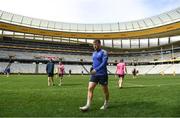 29 April 2022; David Hawkshaw during a Leinster Rugby Captain's Run at the DHL Stadium in Cape Town, South Africa. Photo by Harry Murphy/Sportsfile