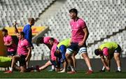 29 April 2022; Brian Deeny and teammates during a Leinster Rugby Captain's Run at the DHL Stadium in Cape Town, South Africa. Photo by Harry Murphy/Sportsfile