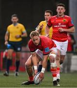 29 April 2022; Mike Haley of Munster scores his side's first try during the United Rugby Championship match between Munster and Cardiff at Musgrave Park in Cork. Photo by Brendan Moran/Sportsfile