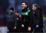 29 April 2022; Shamrock Rovers manager Stephen Bradley during the SSE Airtricity League Premier Division match between Sligo Rovers and Shamrock Rovers at The Showgrounds in Sligo. Photo by Piaras Ó Mídheach/Sportsfile