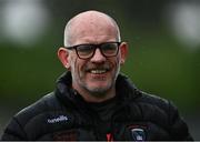 30 April 2022; Armagh manager Ronan Murphy during the Ulster Ladies Senior Football Championship Semi-Final match between Monaghan and Armagh at St Tiernach’s Park in Clones, Monaghan. Photo by David Fitzgerald/Sportsfile