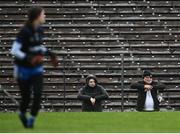 30 April 2022; Spectators look on during the Ulster Ladies Senior Football Championship Semi-Final match between Monaghan and Armagh at St Tiernach’s Park in Clones, Monaghan. Photo by David Fitzgerald/Sportsfile