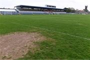 30 April 2022; A general view of the pitch before the Munster GAA Senior Football Championship Quarter-Final match between Clare and Limerick at Cusack Park in Ennis, Clare. Photo by Piaras Ó Mídheach/Sportsfile