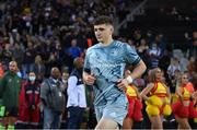 30 April 2022; Cormac Foley of Leinster runs out before the United Rugby Championship match between DHL Stormers and Leinster at the DHL Stadium in Cape Town, South Africa. Photo by Harry Murphy/Sportsfile