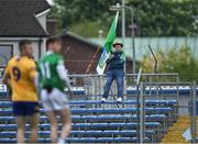 30 April 2022; Limerick supporter Hammy Dawson, of St Patrick's GAA, during the Munster GAA Senior Football Championship Quarter-Final match between Clare and Limerick at Cusack Park in Ennis, Clare. Photo by Piaras Ó Mídheach/Sportsfile