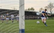 30 April 2022; Conor Sweeney of Tipperary scores his side's first goal via a penalty during the Munster GAA Senior Football Championship Quarter-Final match between Waterford and Tipperary at Fraher Field in Dungarvan, Waterford. Photo by Seb Daly/Sportsfile